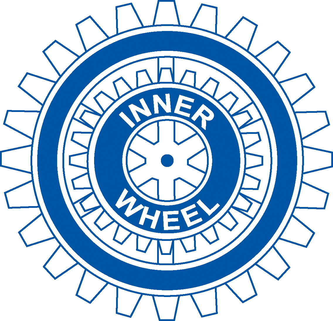 IW logo blue white